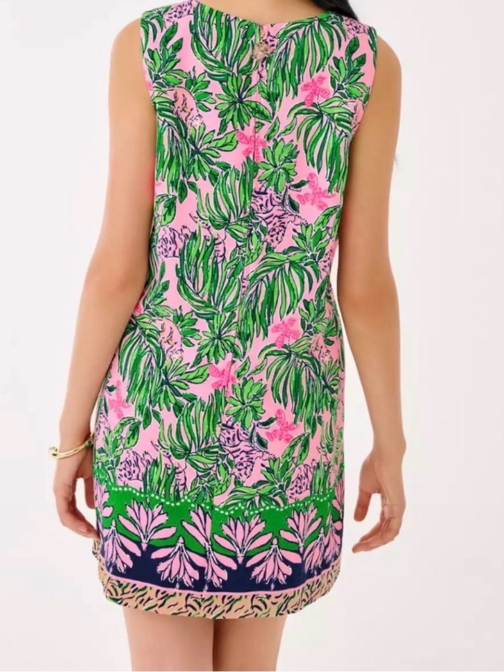 NWT Lilly Pulitzer 16 Edita Shift Dress “Conch Shell Pink Roaring With Joy” - Picture 10 of 13